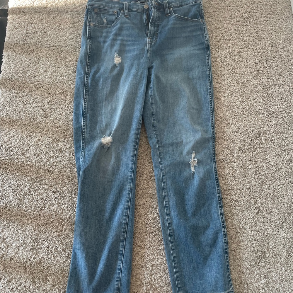 JCREW Blue Distressed Women Jeans